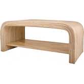 Kyran Coffee Table in Natural Rattan